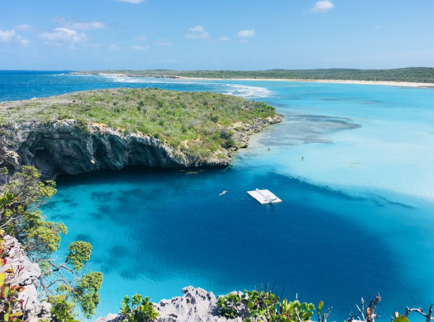 Blue Holes National Park, Andros Island, Bahamas